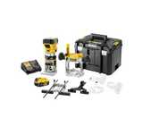 Оберфреза DeWALT ръчна акумулаторна, 18 V, ф 6.35-8 мм, DCW604P2