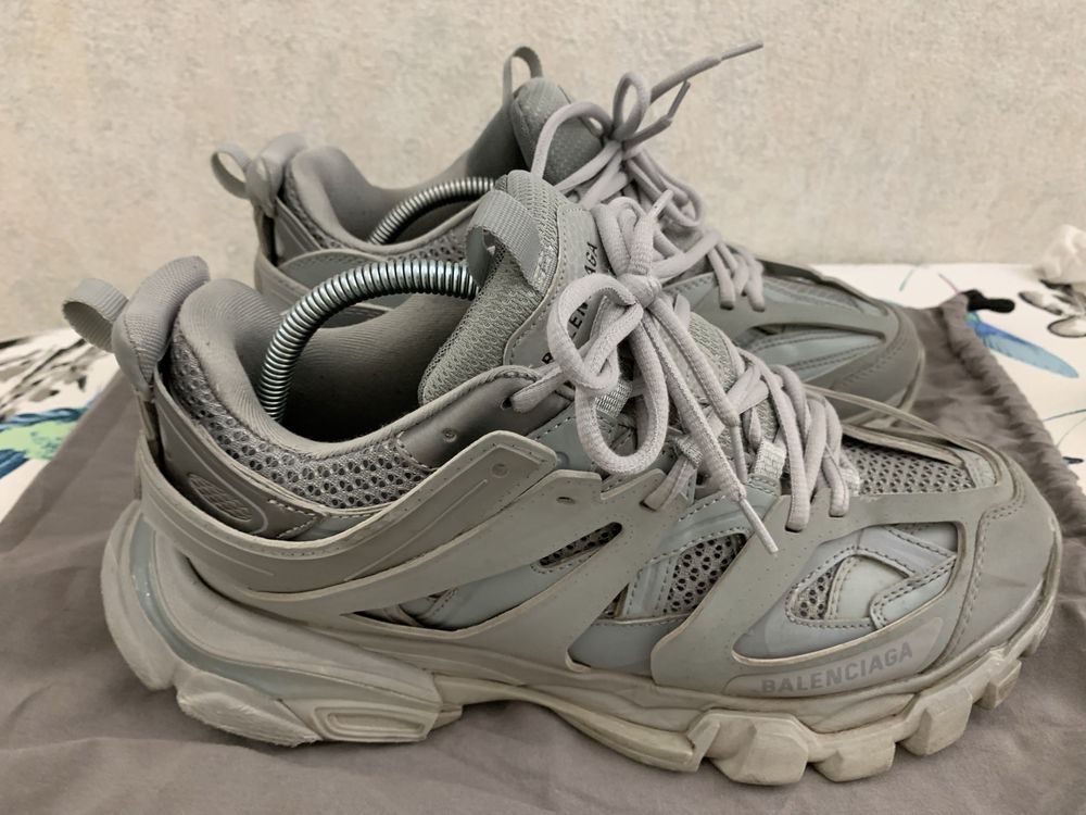 balenciaga track 1 full grey оригинал