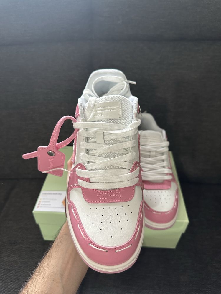Off-White Out of Office Sartorial Stitching White Pink