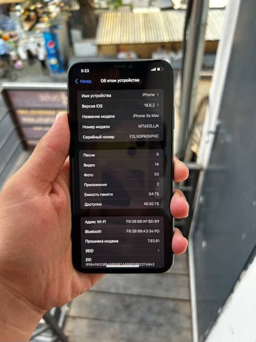 Iphone xs max qora