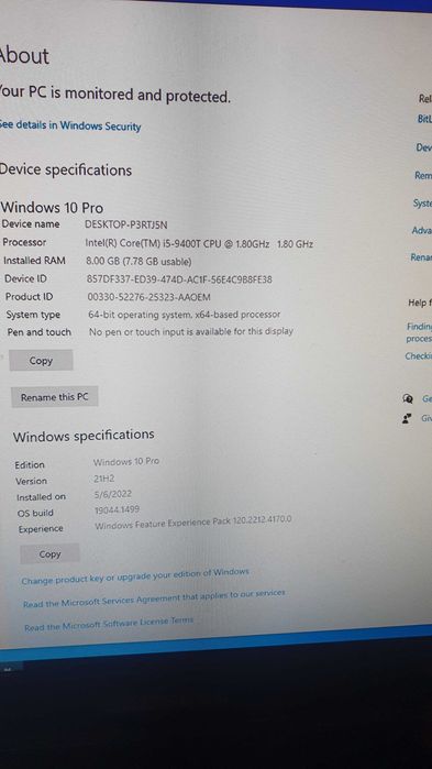 Lot Mini-Pc-uri I3 7100T, I5 9400T