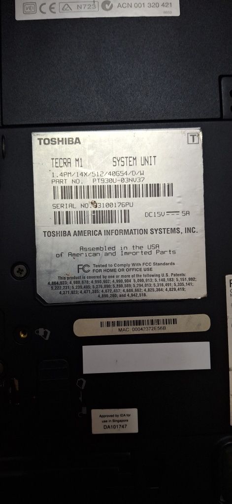 Продается нотбук Toshiba