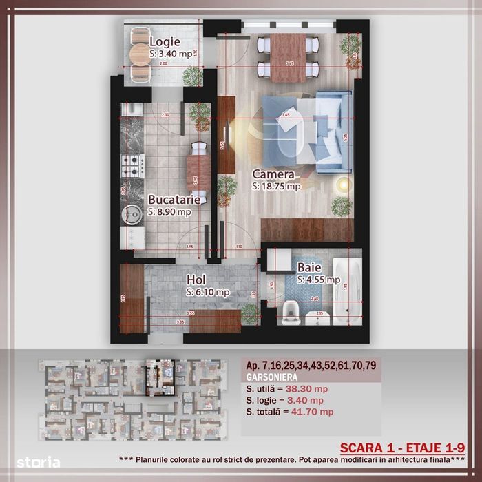 Garsoniera ideala pt  investitie Titan Pallady Metrou Nicolae Teclu