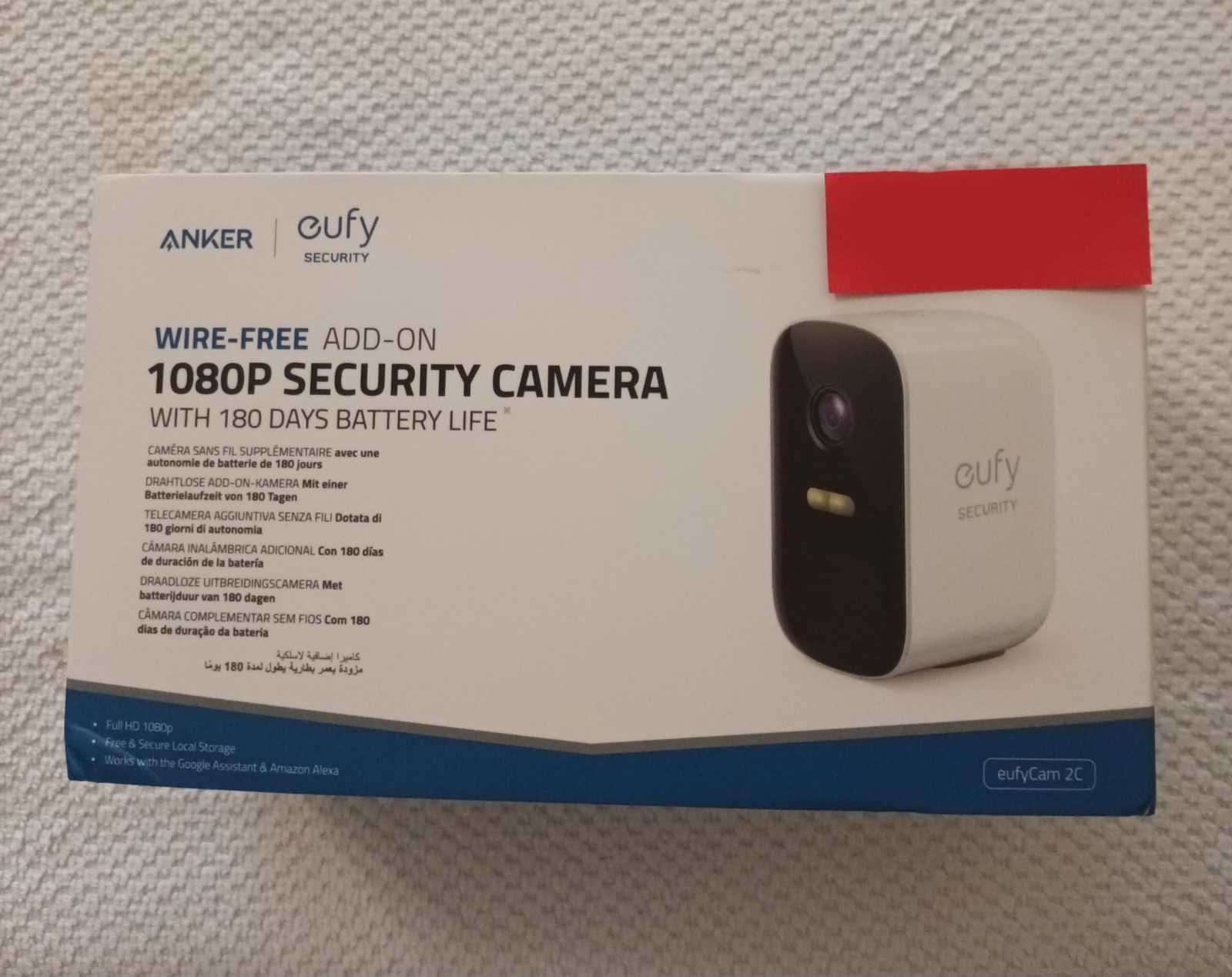 NOUA Camera EUFY CAM  2C, în CUTIE,  BATERIE 180 zile nightvision