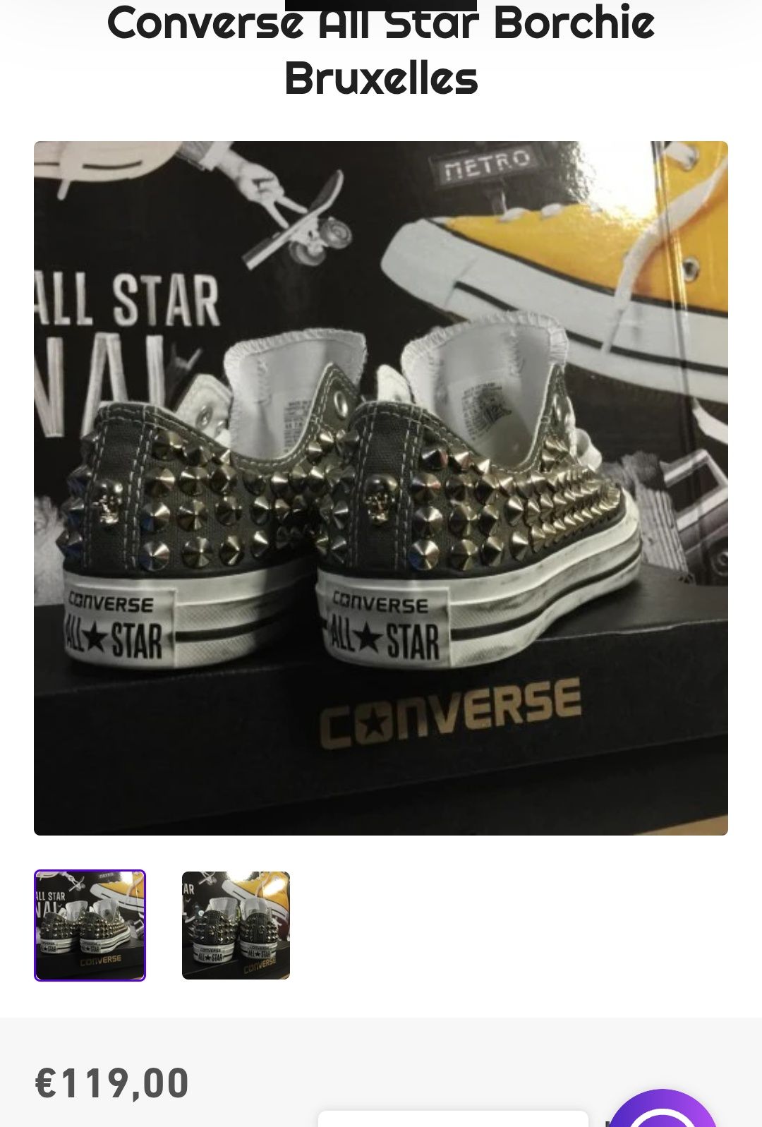Converse със шипове N 40 - 42 лв