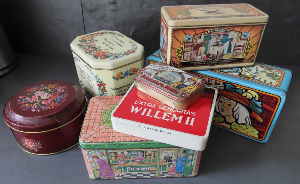 Cutii metalice vintage de colectie (set 1)