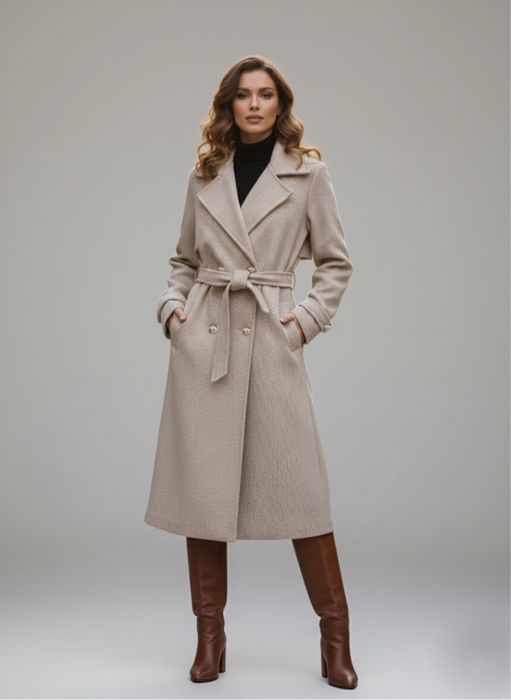 Дамско дълго палто 4 цвята