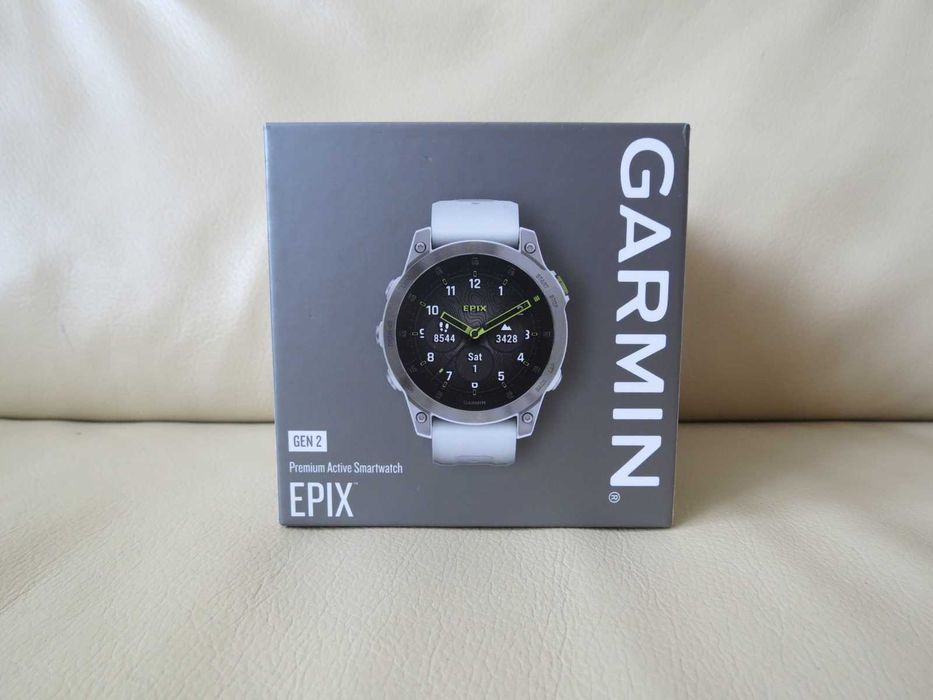 Garmin Epix 2 White (Alb) Sapphire Titan 47mm - Nou Sigilat !!!