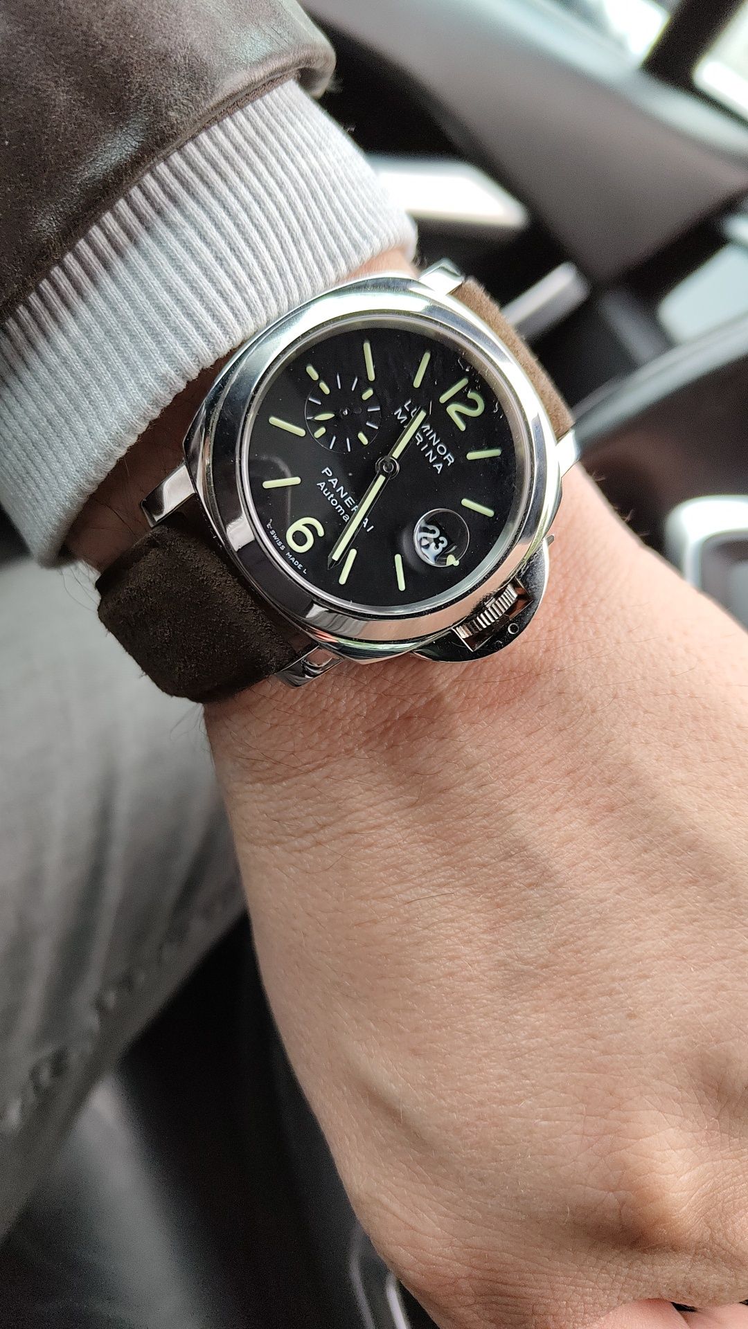 Ceas Orignal Panerai Luminor Marina Automativ impecabil