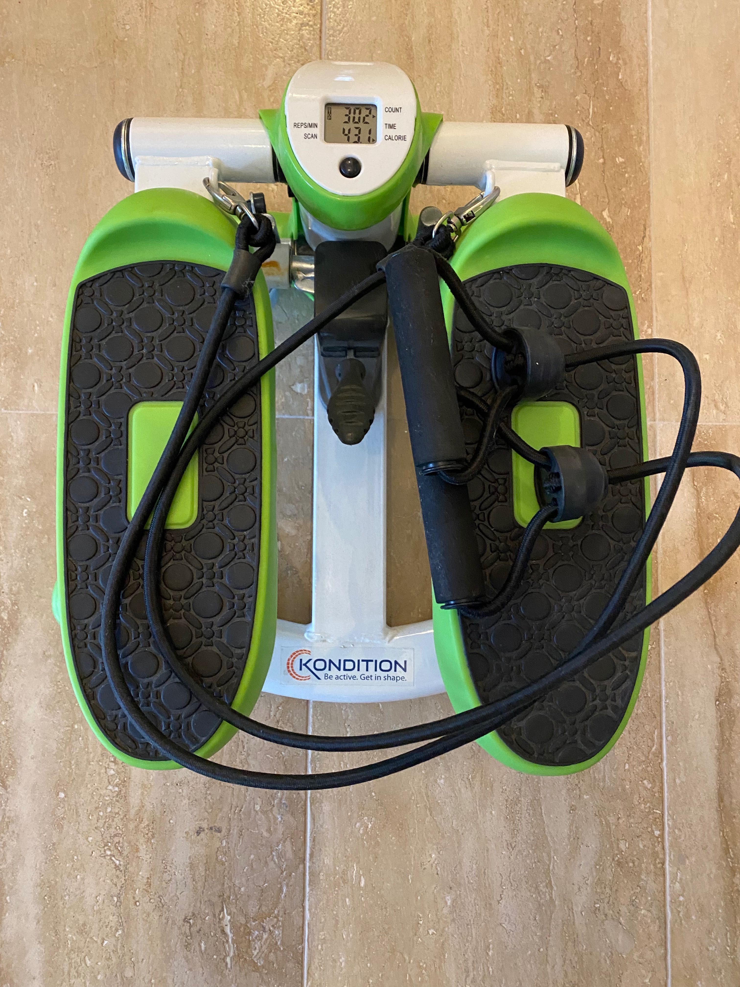 Мини степер 2 in 1 Kondition, Компютър и въжета