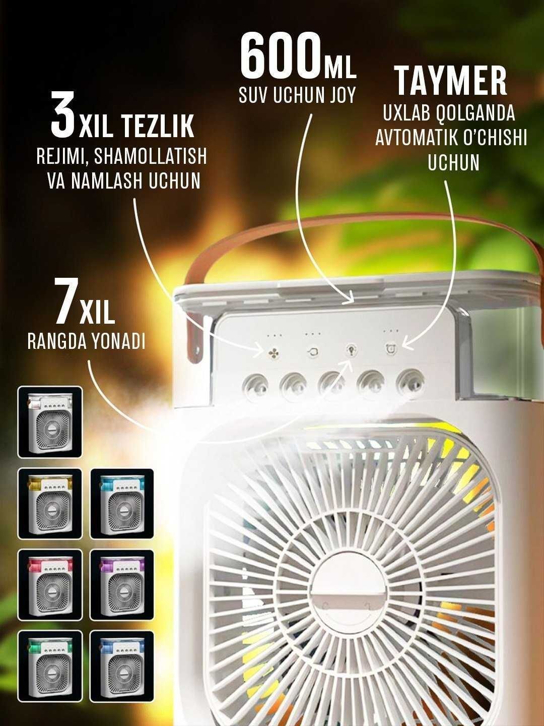 Mini ventelyator - uy va ofis uchun maxsus