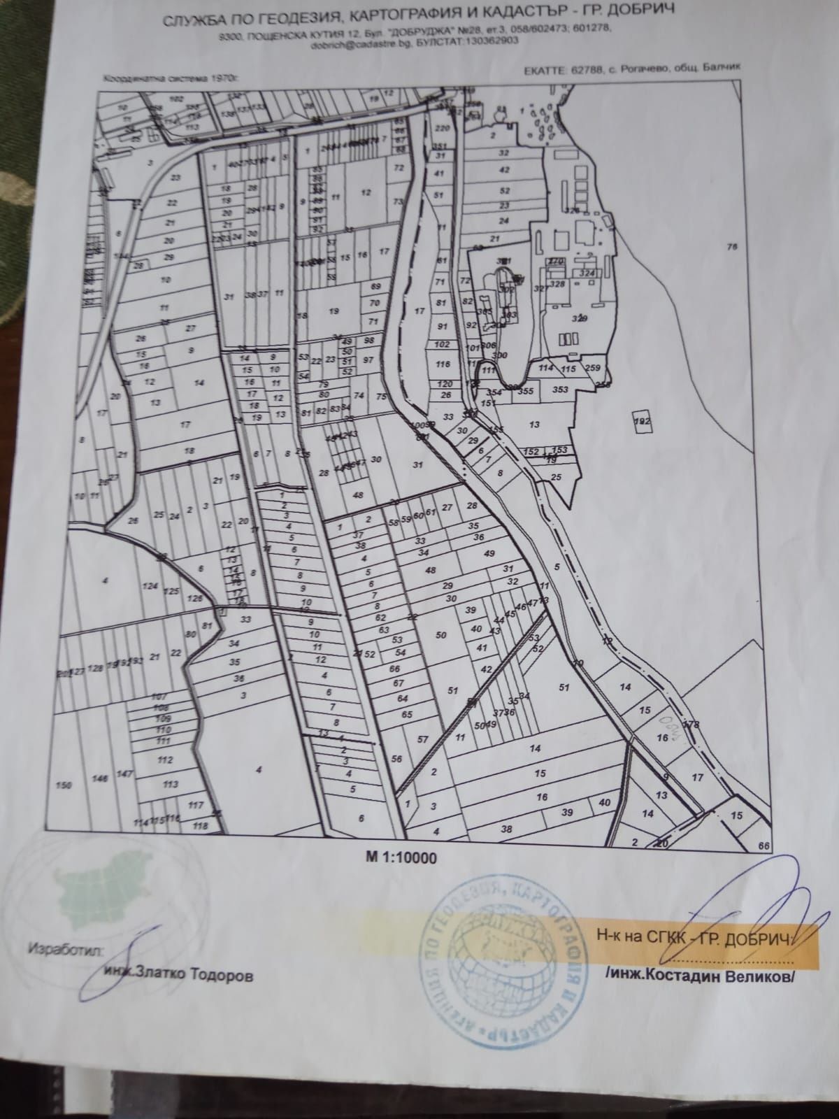 Продавам земя в с. Рогачево 26дек.Упи, ПУП,