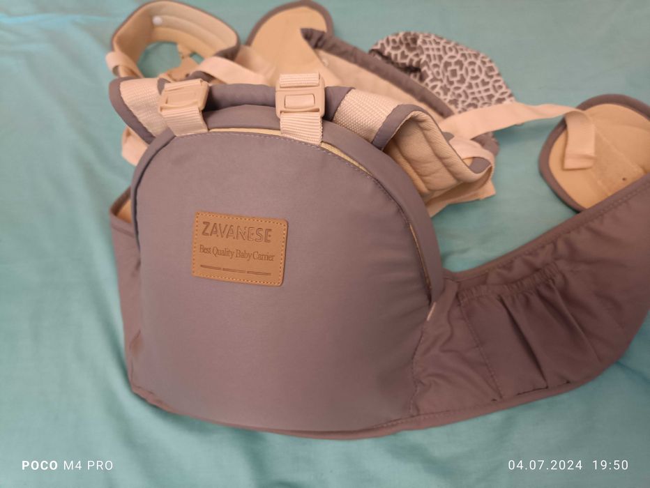 Port bebe/marsupiu cu sezut