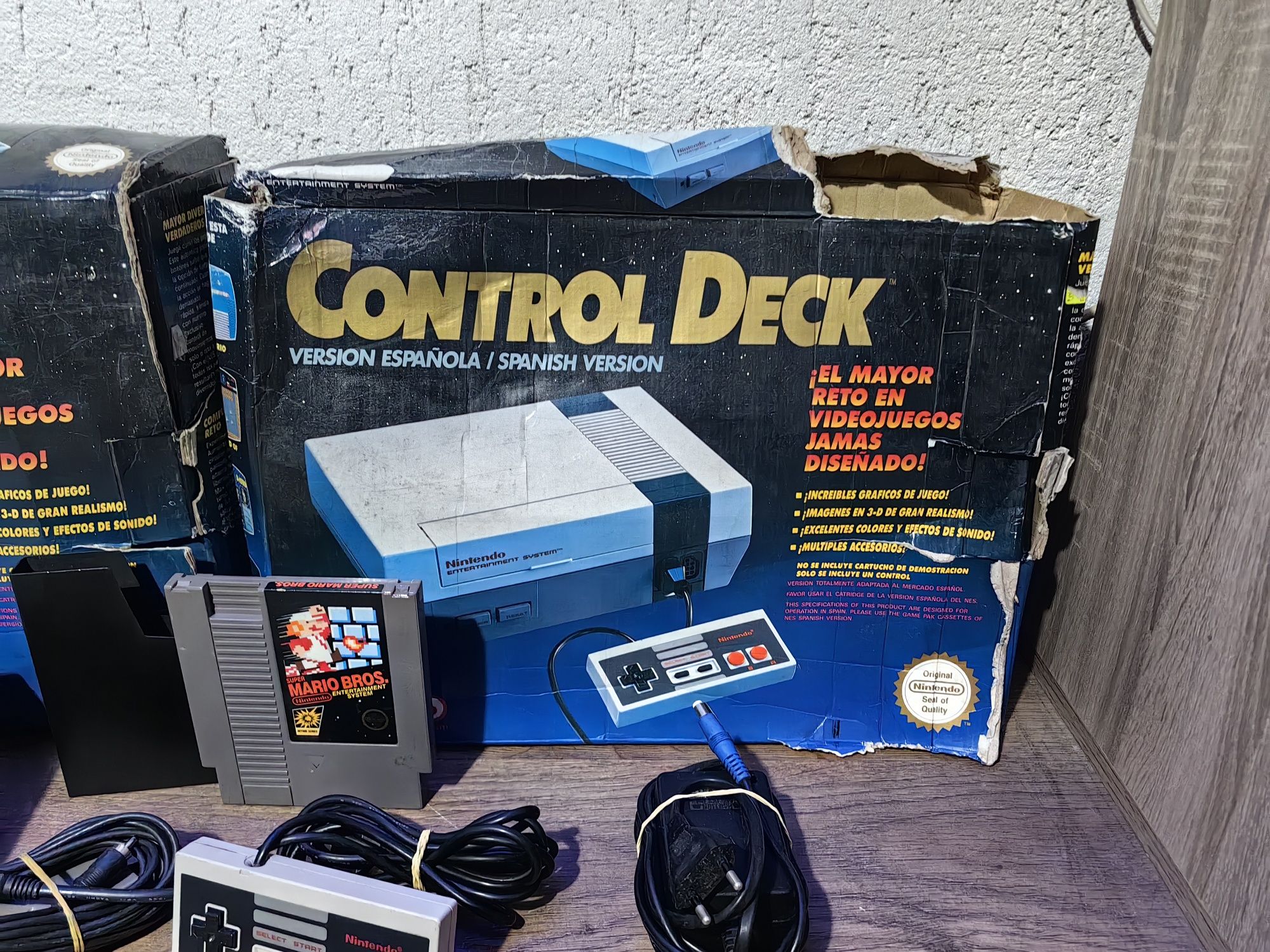 Nintendo NES + super Mario
