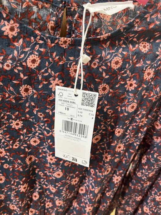 Рокля на Mango,размер 140.Необличана,с етикет