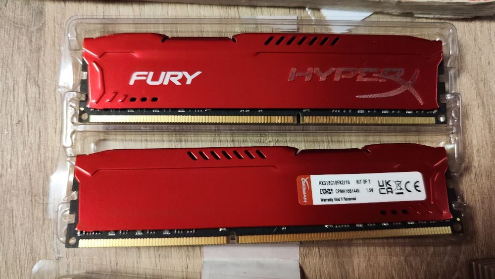 DDR3 Hyperx Fury 1866Mhz 16GB 2x8gb