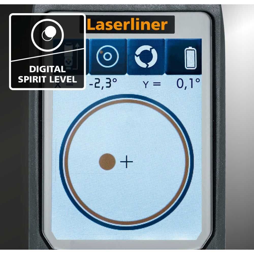 Зелена лазерна ролетка Laserliner LaserRange-Master Gi7 Pro, 080.847A