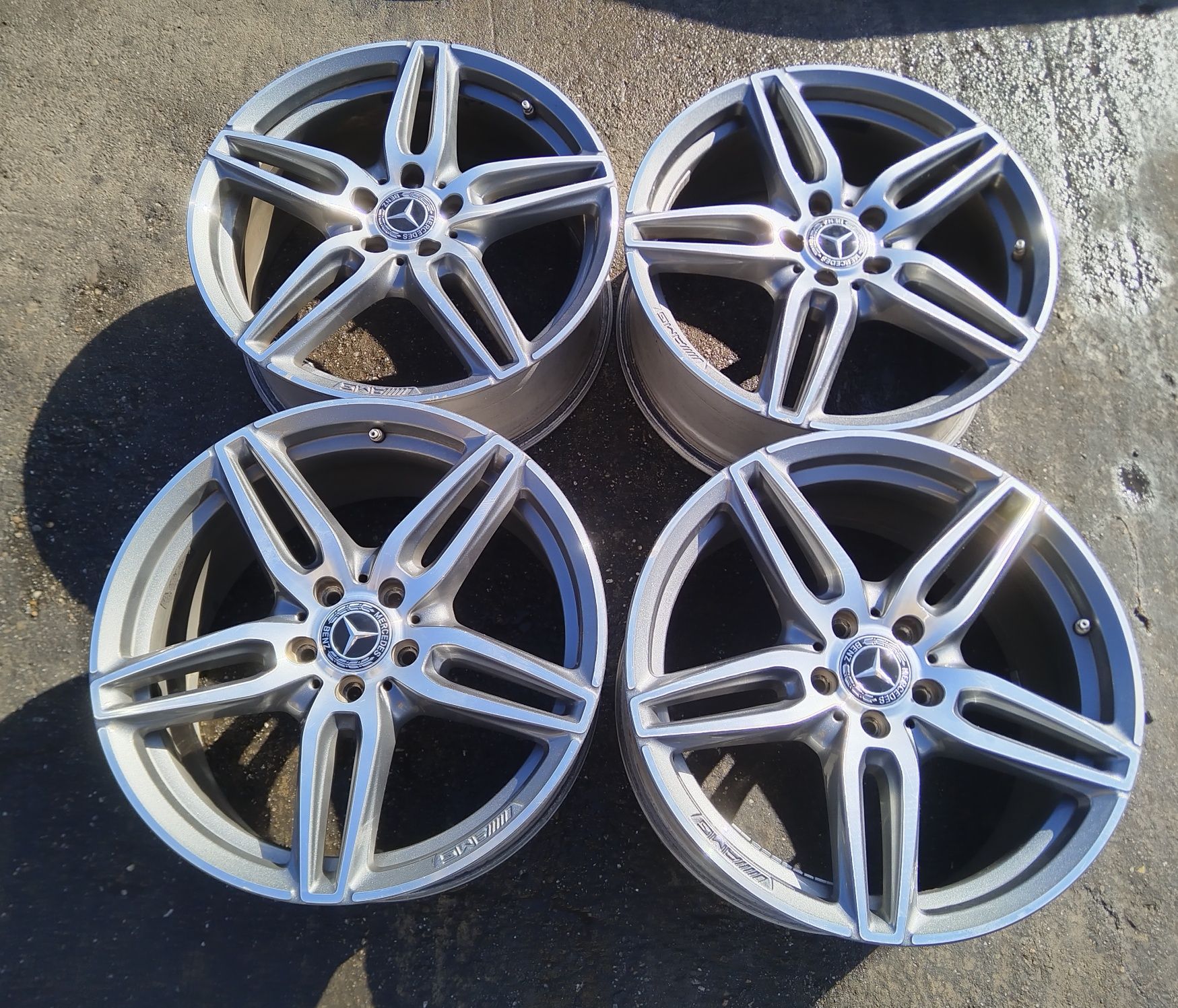 Set jante aliaj AMG 5x112 Mercedes E-Class / C-Class ( doua latimi )
