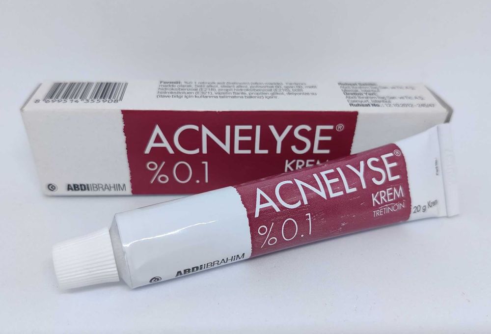 Acnelyse 0.1% Tretin riduri acnee pete cicatrici crema 20 grame