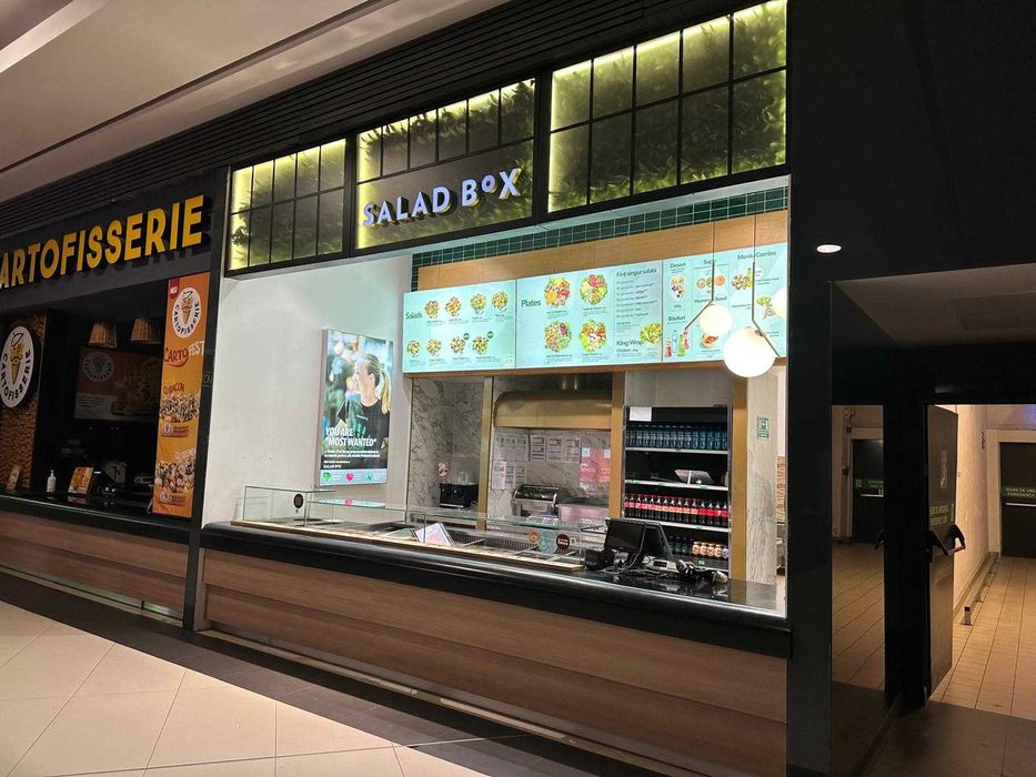 Vanzare business operațional în Mall Deva – locație Salad Box
