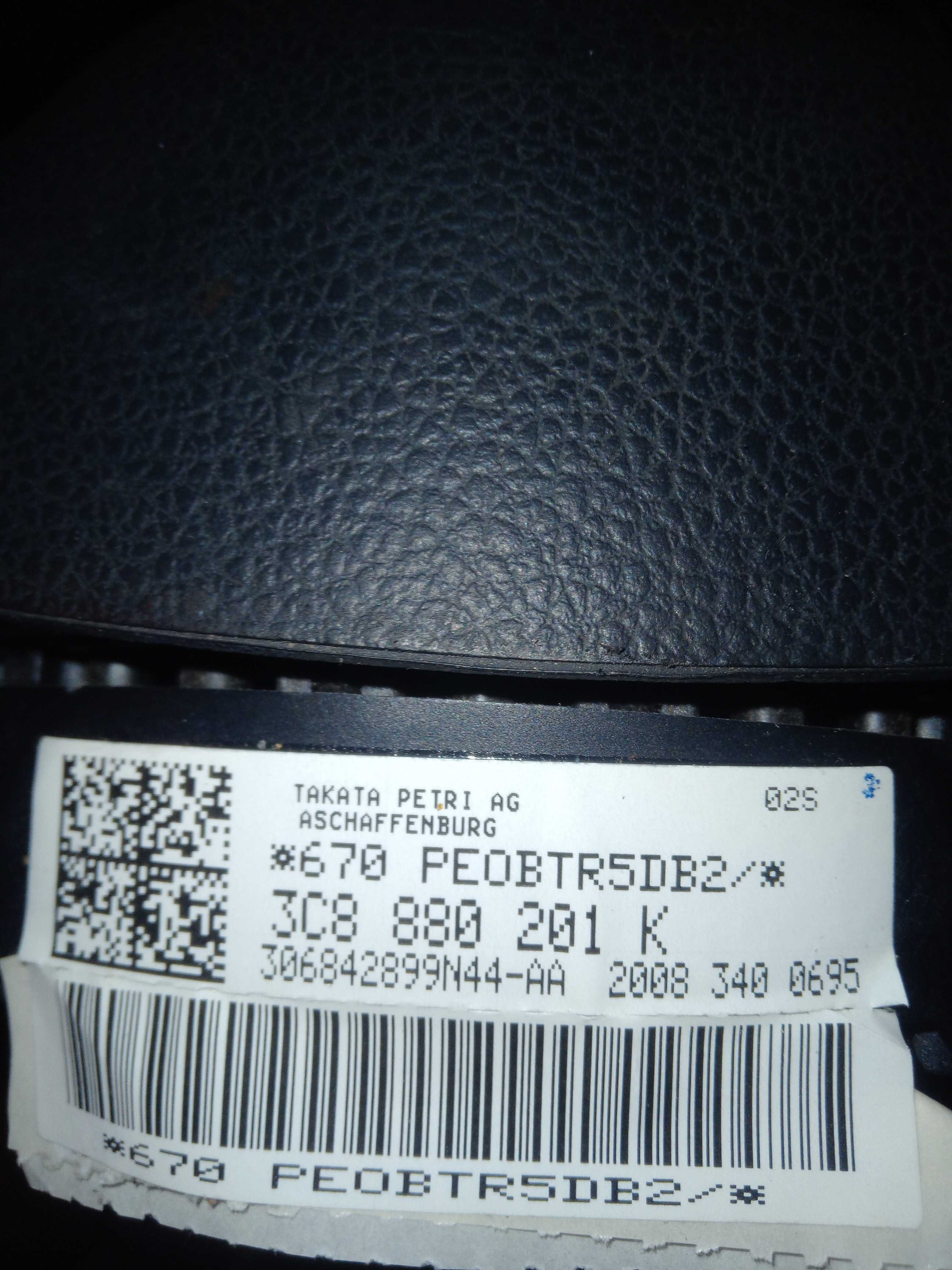 Airbag passat b6 b7, golf 5 6