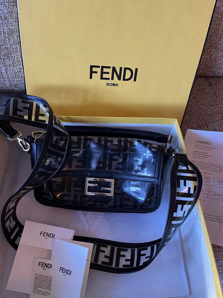 Fendi baguette оригинлна чанта