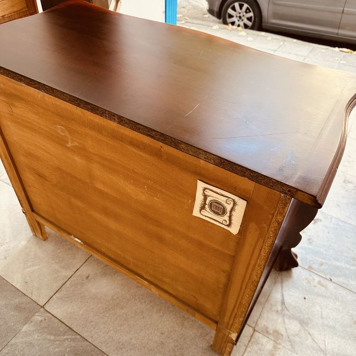 Античен немски скрин Romdura Stilmoebel-бароков стил,масивен и изискан