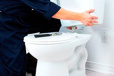 Установка унитаз ванной раковины