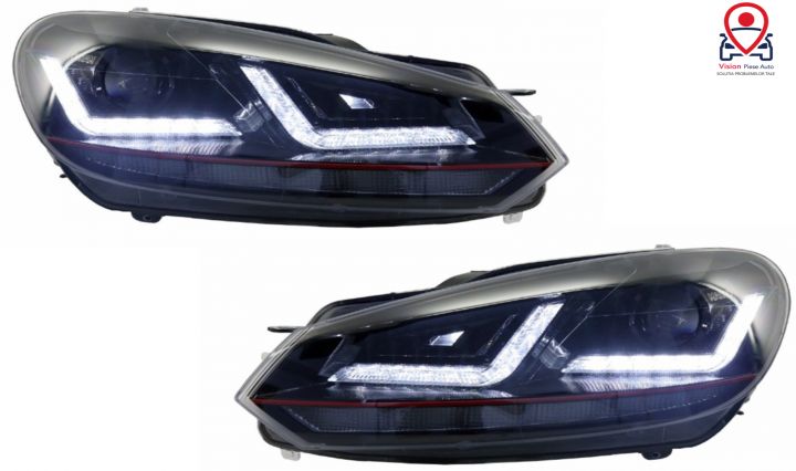 Faruri Osram LED GTI Rosu LEDriving Semnal Dinamic