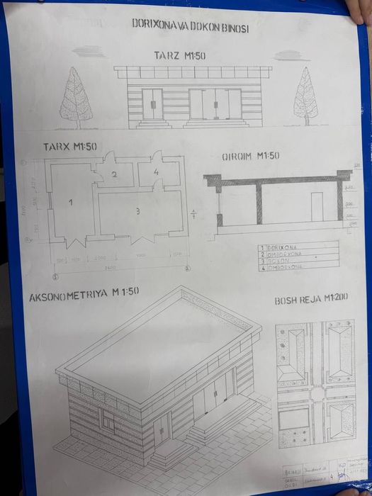 chizish xizmati student uchun / нарисую чертеж под заказ для студентов