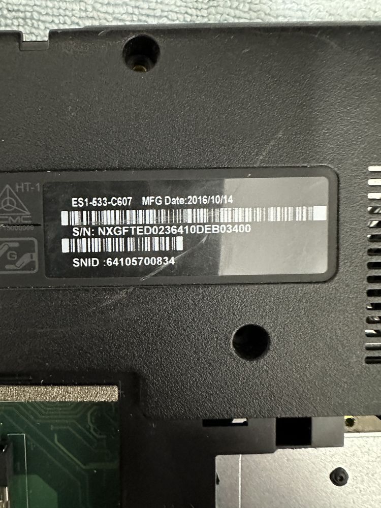 dezmembrez laptop acer aspire es 15 - ES1-533 - ES1 523 -Intel N3350