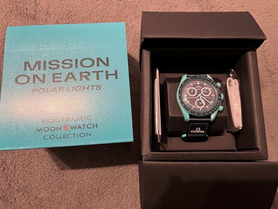 Omega x Swatch Mission on Earth Polar Lights