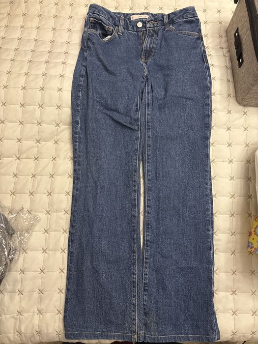 Джинсы прямые манго