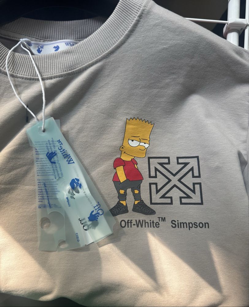 Off-white the simpsons суичер