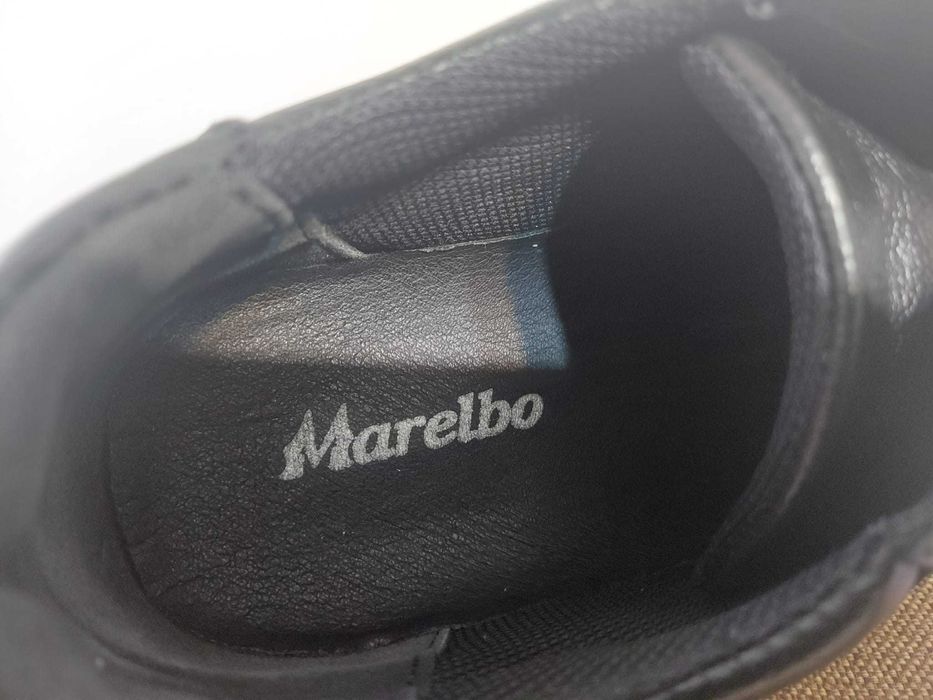 Vand pantofi sport piele Marelbo culoare negru marimea 43