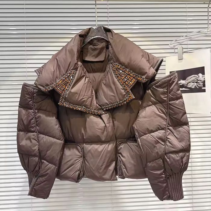 Jacheta noua cu strasuri versatila cu bumbac captusita