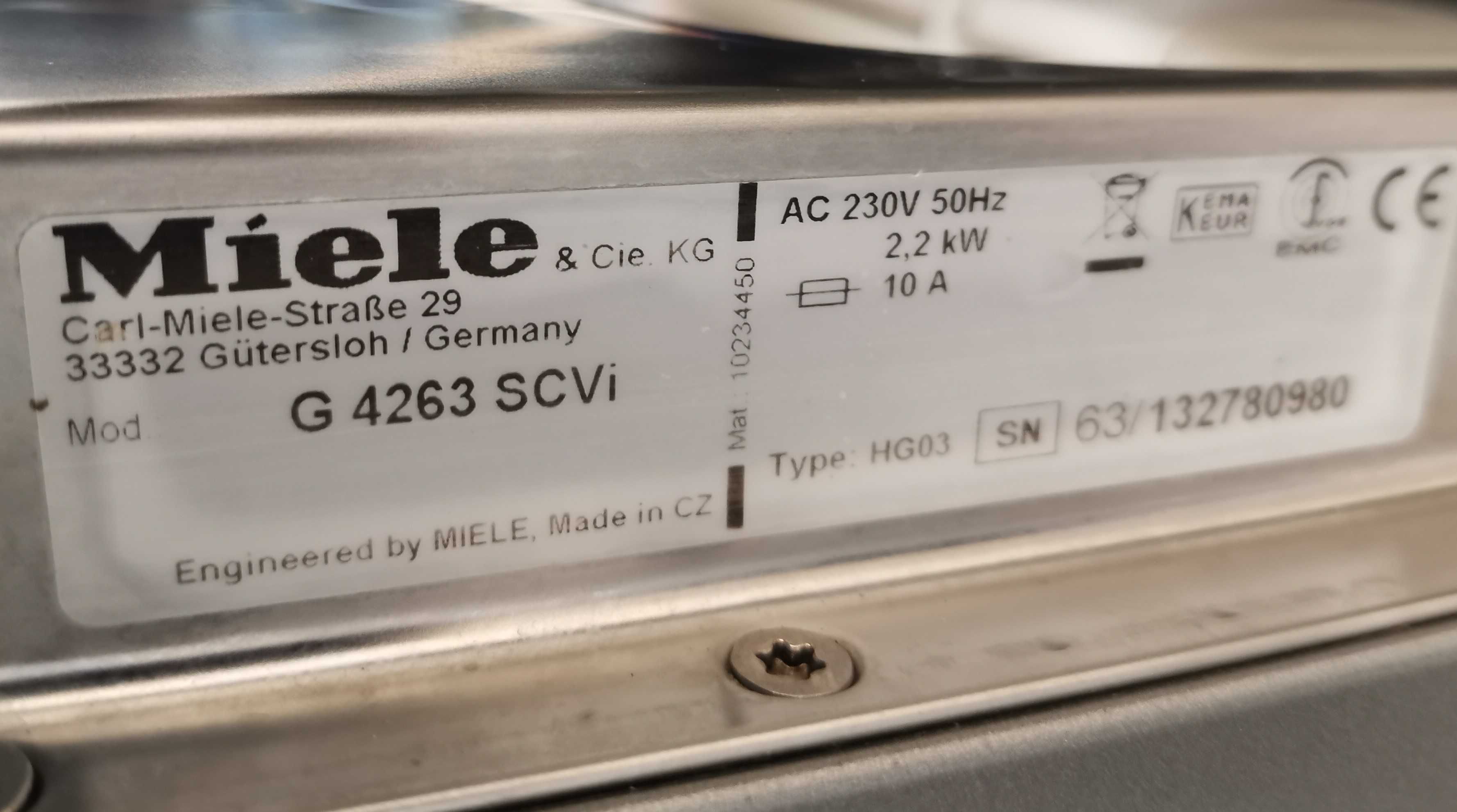 Продавам Съдомиялна за пълно вграждане MIELE 60см. ГЕРМАНИЯ