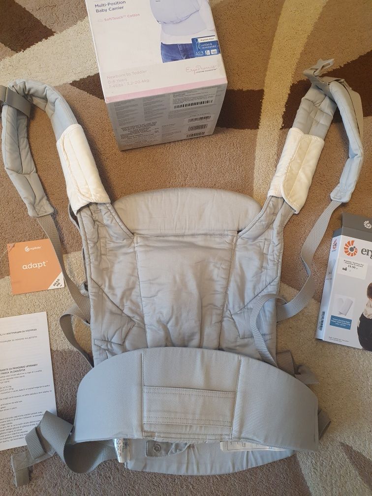 Ергономична раница Ergobaby Adapt Multi-Position SoftTouch Cotton