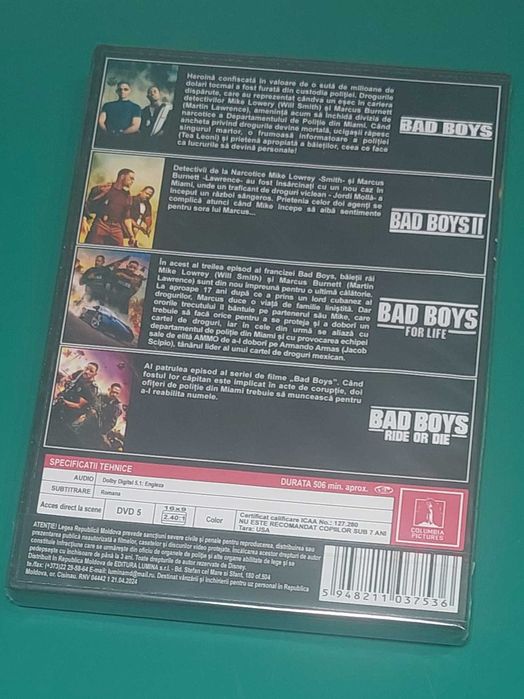 Băieți răi / Bad Boys Collection 4 DVD subtitrate in limba romana