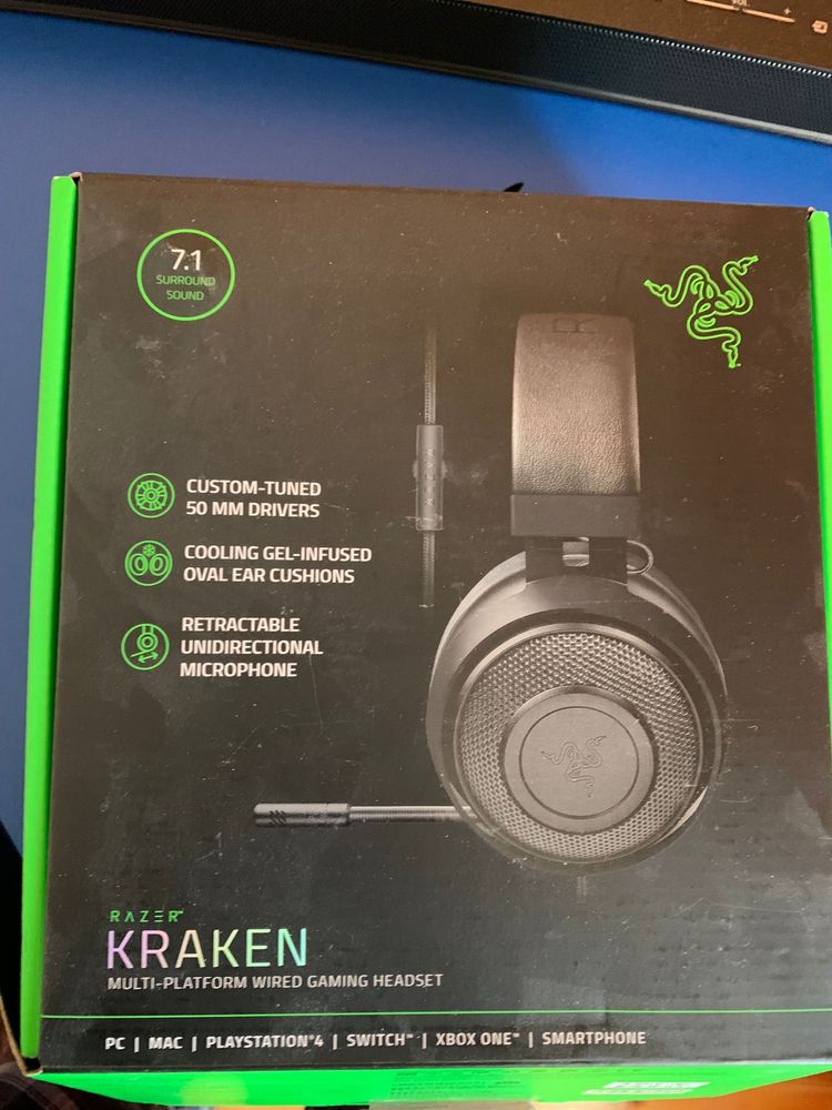 Casti gaming razer kraken 7.1