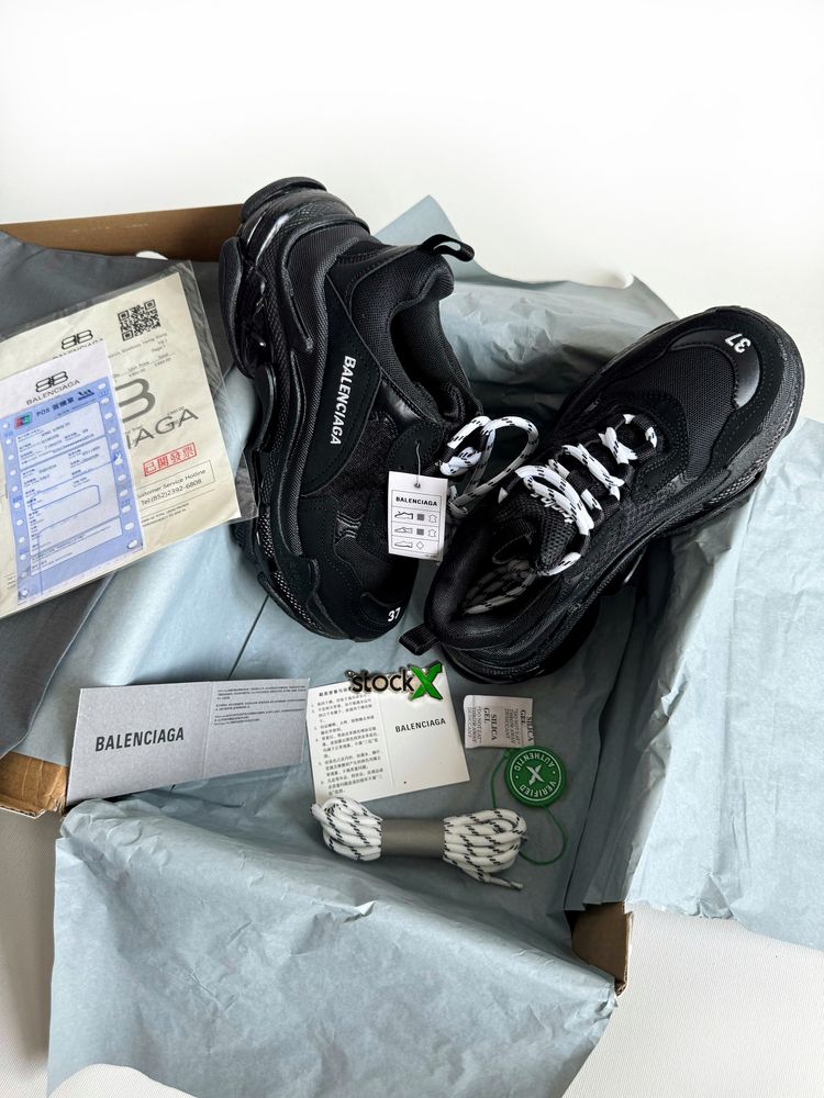 Balenciaga Triple S Black  36-45