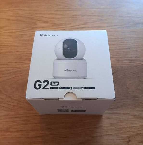 НОВA! Вътрешна камера за видеонаблюдение, 3K (5MP) WiFi, Alexa
