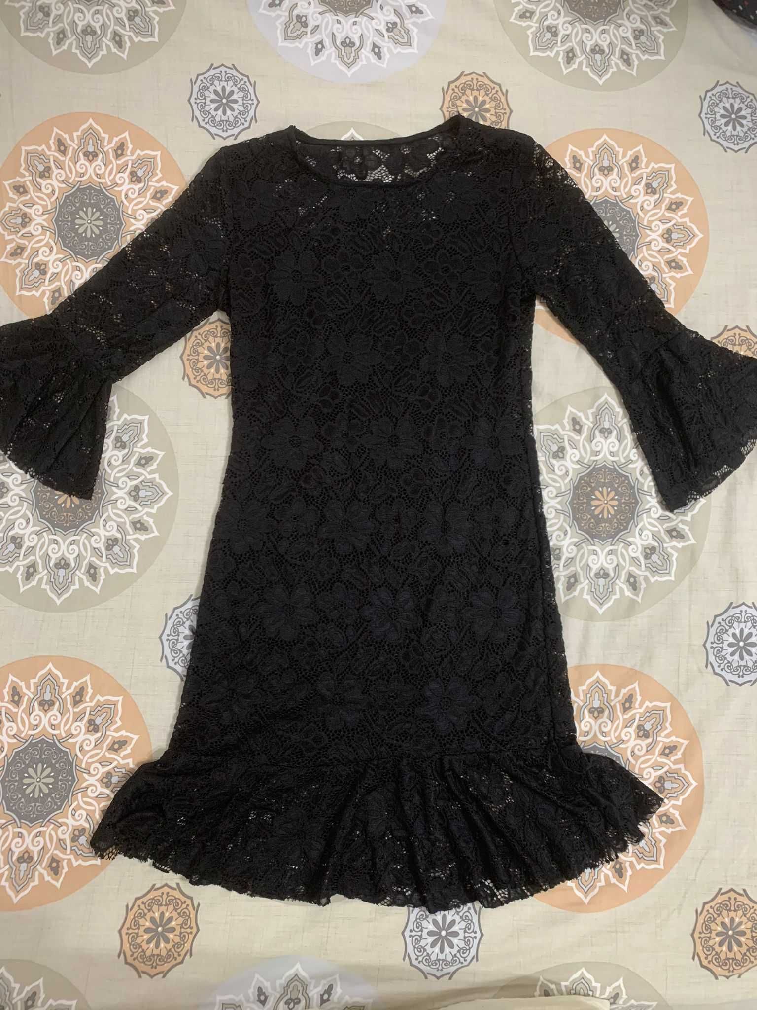Rochie NOUĂ-dantelă neagră