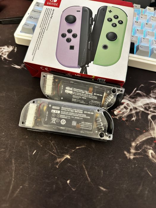 Nintendo Switch Joycons Transparent / Clear Mod