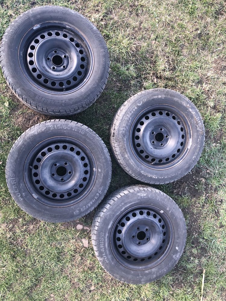 Jante tabla + cauciucuri de iarna 215/60 R16