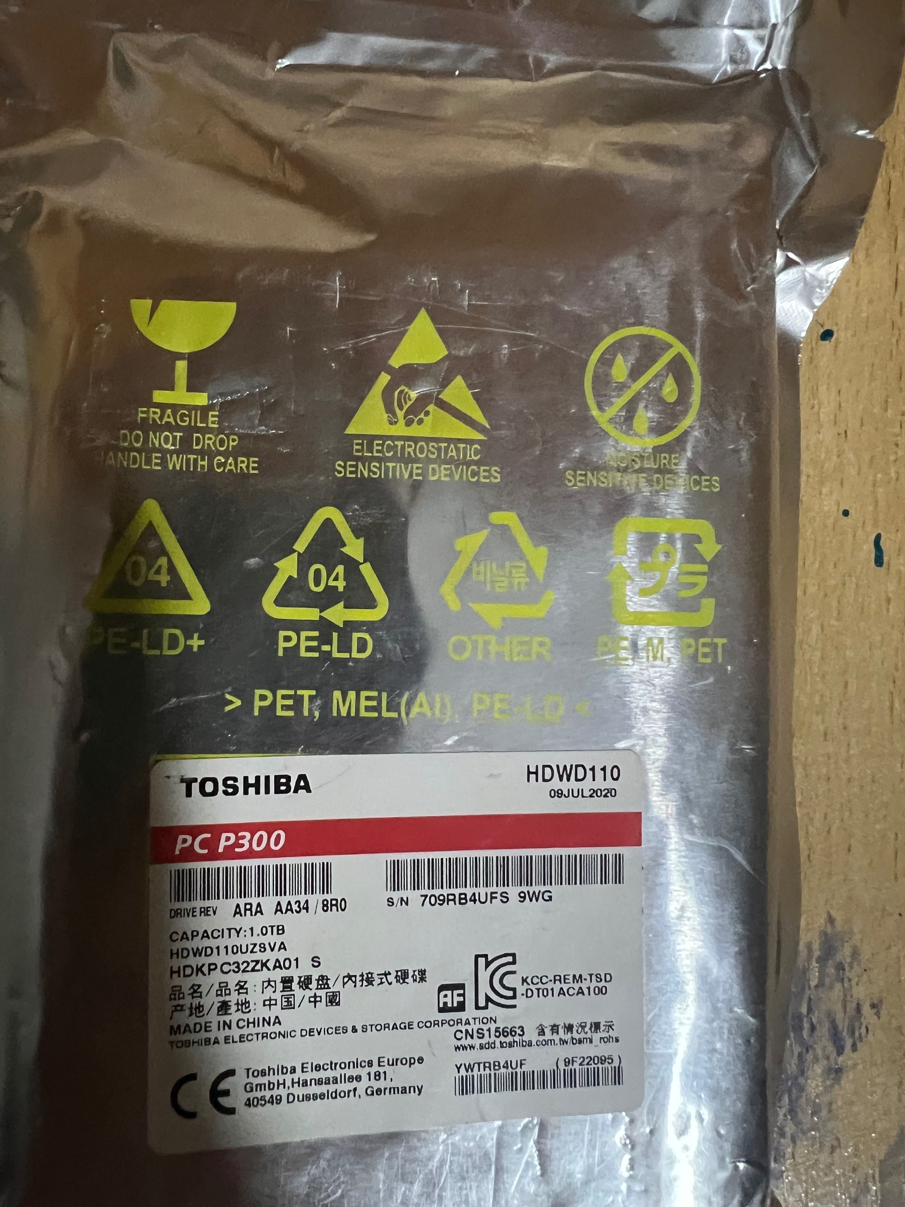 Жесткий диск HDD 1tb Toshiba