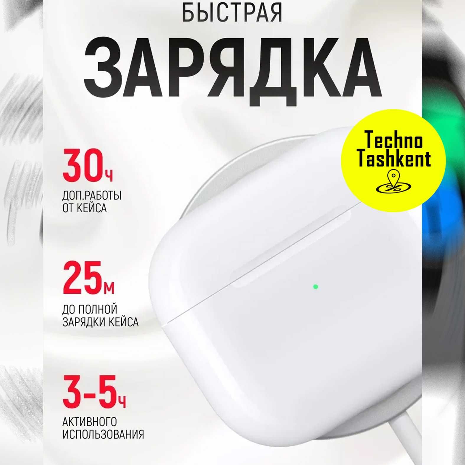 Наушники беспроводные Pods 3 для iPhone Android, Inkax T04A, magsafe