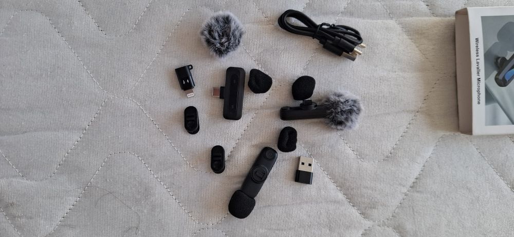 Безжични микрофони за видеа, влогове и лайф предавания!