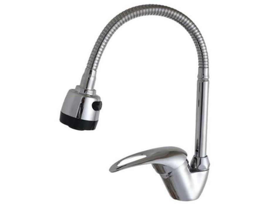 Смесител за вода с гъвкав чучур