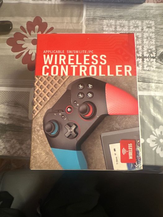 Gamepad wireless, Sundiguer®, Bluetooth, Wireless, PC/switch, Negru